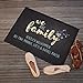 Personalisierte Fußmatte - We are family - mit Namen