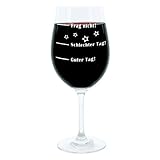 Stimmungs Weinglas XL - Geschenk mit lustiger Gravur