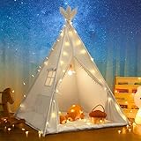 Kinderzelt Tipi Zelt für Kinder - Mädchen Jungen Indoor & Outdoor